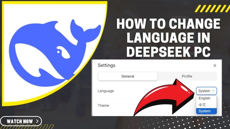 How to Change Language in DeepSeek PC