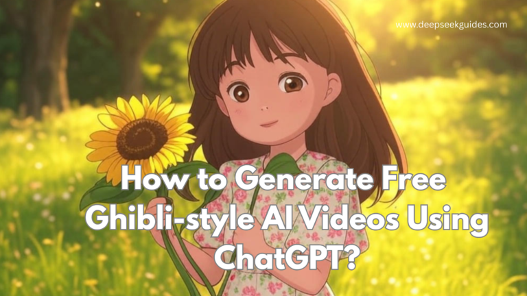 How to Generate Free Ghibli-style AI Videos Using ChatGPT?