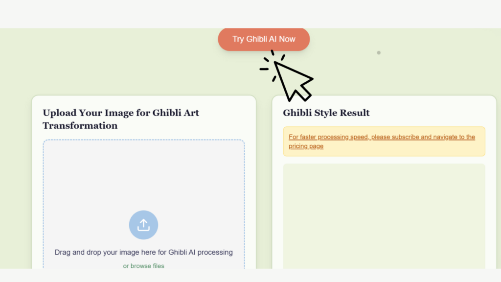 Create Ghibli Photo with Ghibli Ai